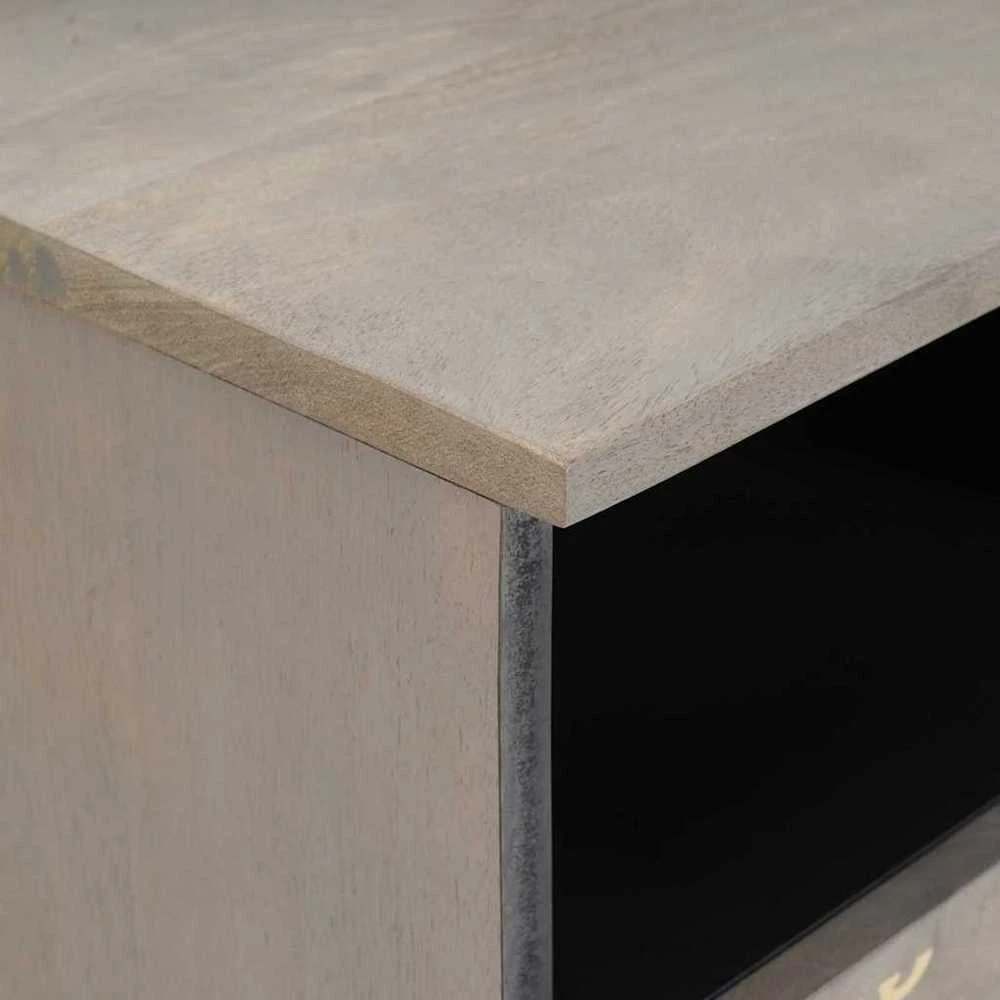 Televizoriaus spintelė Pilka 70 x 33 x 46 cm Kietas mango medis