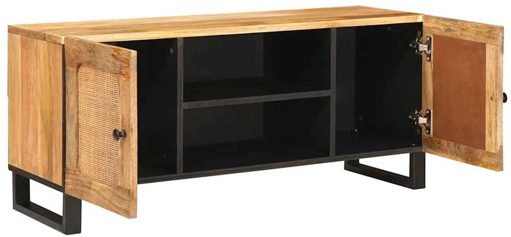 Televizoriaus spintelė Ruda 105 x 33 x 46 cm Kietas mango medis