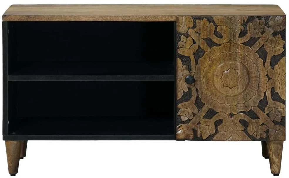 Televizoriaus spintelė su lentyna Ruda 80 x 31,5 x 46 cm