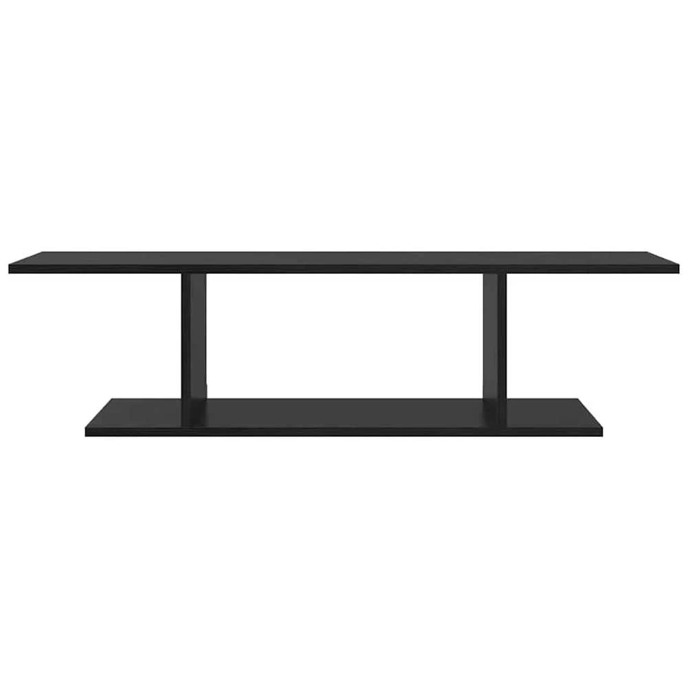 TV staliukas TV spintelių komplektas 103 x 30 x 26,5 cm Juoda