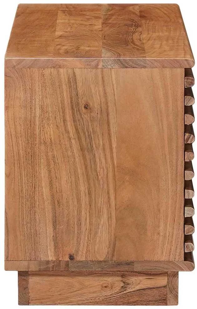 Televizoriaus spintelė su saugykla Natūrali 90 x 30 x 40 cm