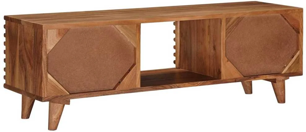 Televizoriaus spintelė su saugykla Natūrali 105 x 30 x 35 cm