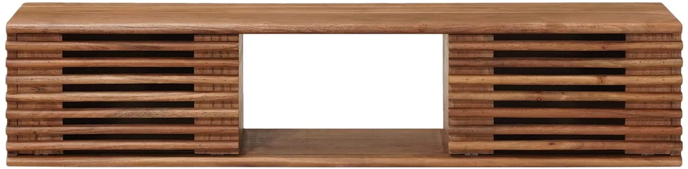Televizoriaus spintelė su saugykla Natūrali 105 x 30 x 22,5 cm