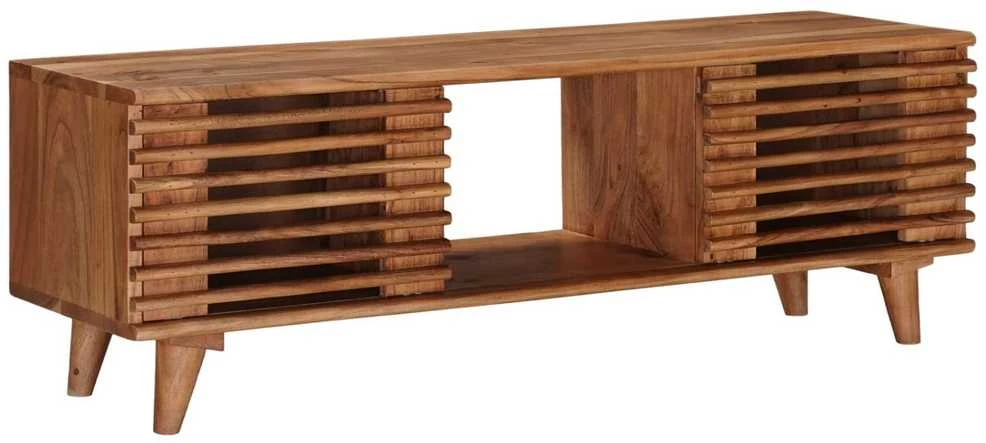 Televizoriaus spintelė su saugykla Natūrali 105 x 30 x 35 cm