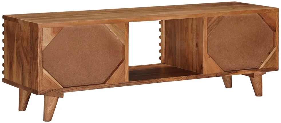 Televizoriaus spintelė su saugykla Natūrali 105 x 30 x 35 cm