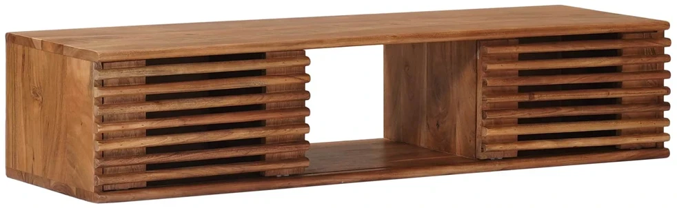 Televizoriaus spintelė su saugykla Natūrali 105 x 30 x 22,5 cm