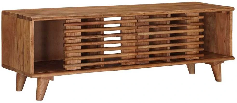 Televizoriaus spintelė su saugykla Natūrali 105 x 30 x 35 cm