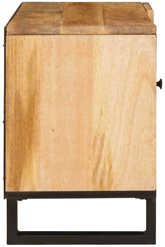 Televizoriaus spintelė Ruda 80 x 33 x 46 cm Kietas mango medis