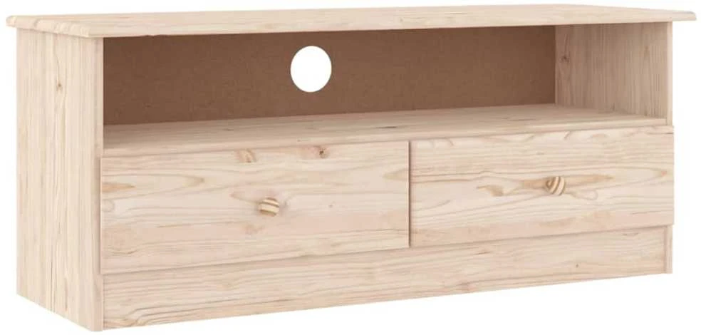 TV staliukas Televizoriaus spintelė su stalčiais ALTA, 100x35x41cm, pušis