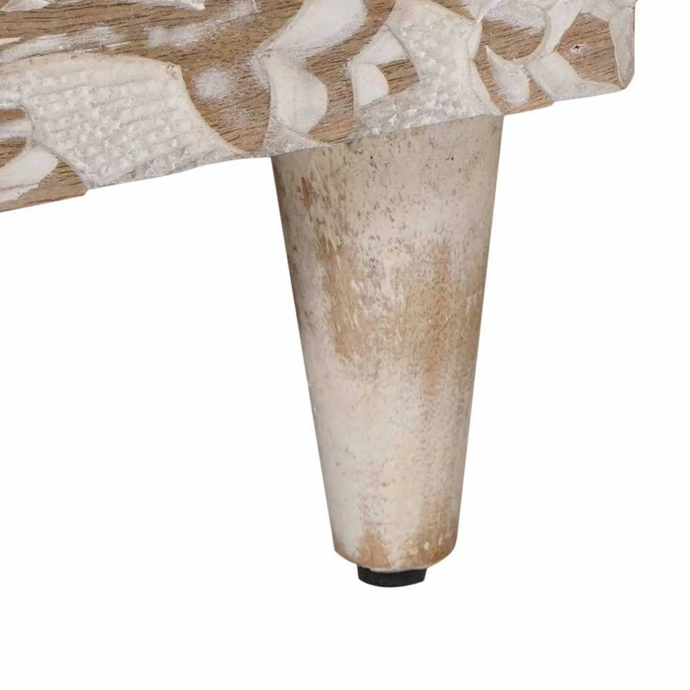 Televizoriaus spintelė su stalčių Balta 100 x 33,5 x 46 cm