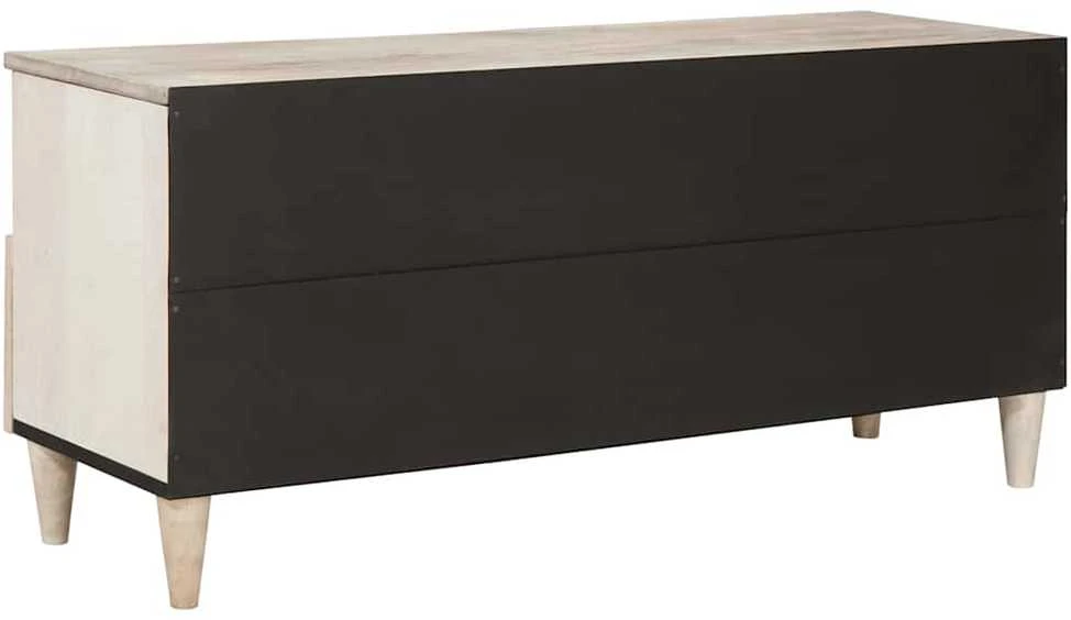 Televizoriaus spintelė Balta išblukinta 100 x 33 x 46 cm