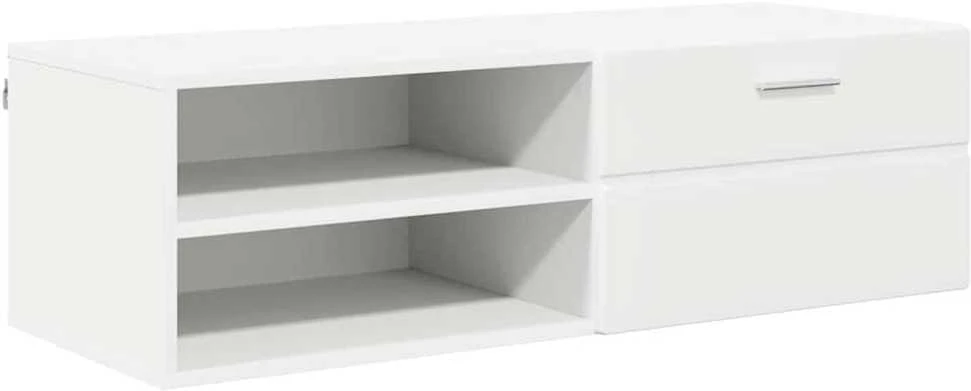 Medinė spinta 100,5 x 39 x 30 cm Balta Apdirbta mediena