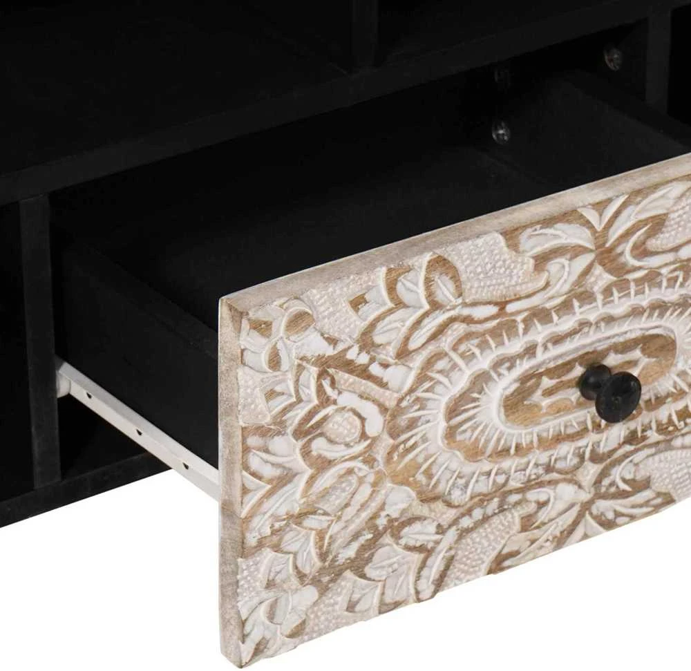 Televizoriaus spintelė Balta 100 x 33,5 x 46 cm