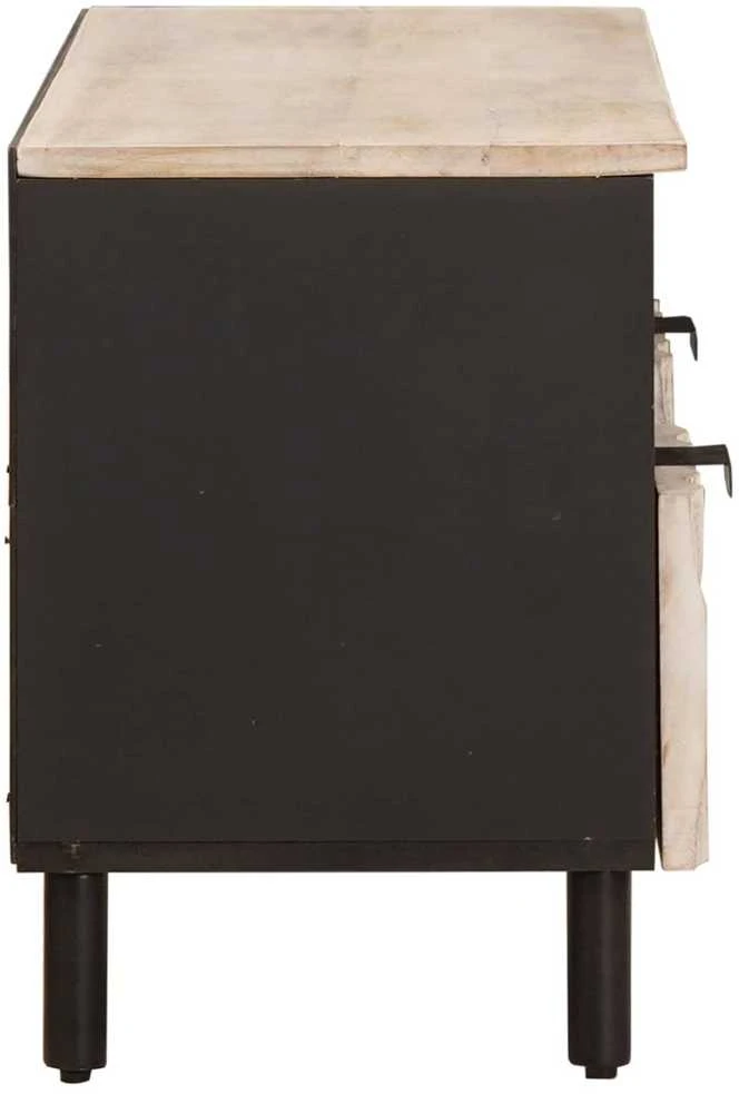 Televizoriaus spintelė Baltos skalbimo apdaila 100 x 33 x 46 cm