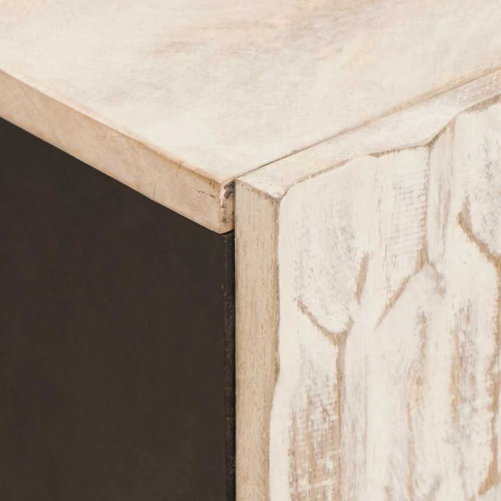 Televizoriaus spintelė Baltos skalbimo apdaila 105 x 33 x 46 cm