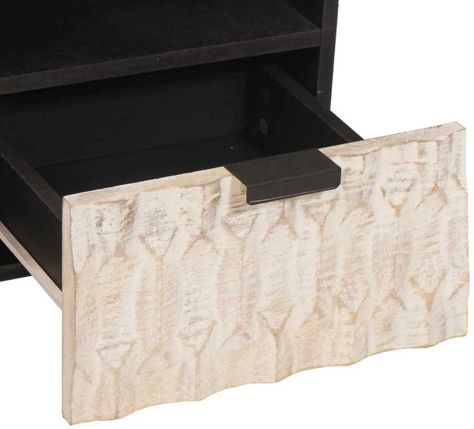 Televizoriaus spintelė Baltos skalbimo apdaila 100 x 33 x 46 cm