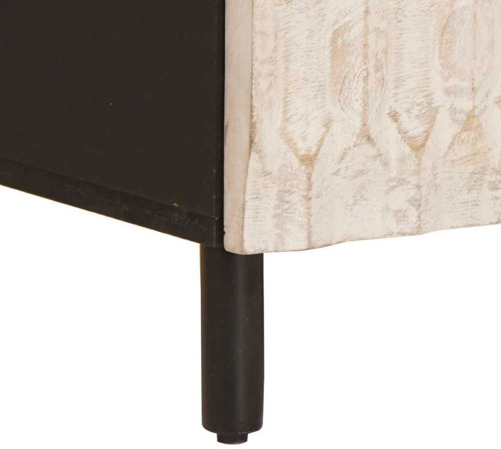 Televizoriaus spintelė Baltos skalbimo apdaila 100 x 33 x 46 cm