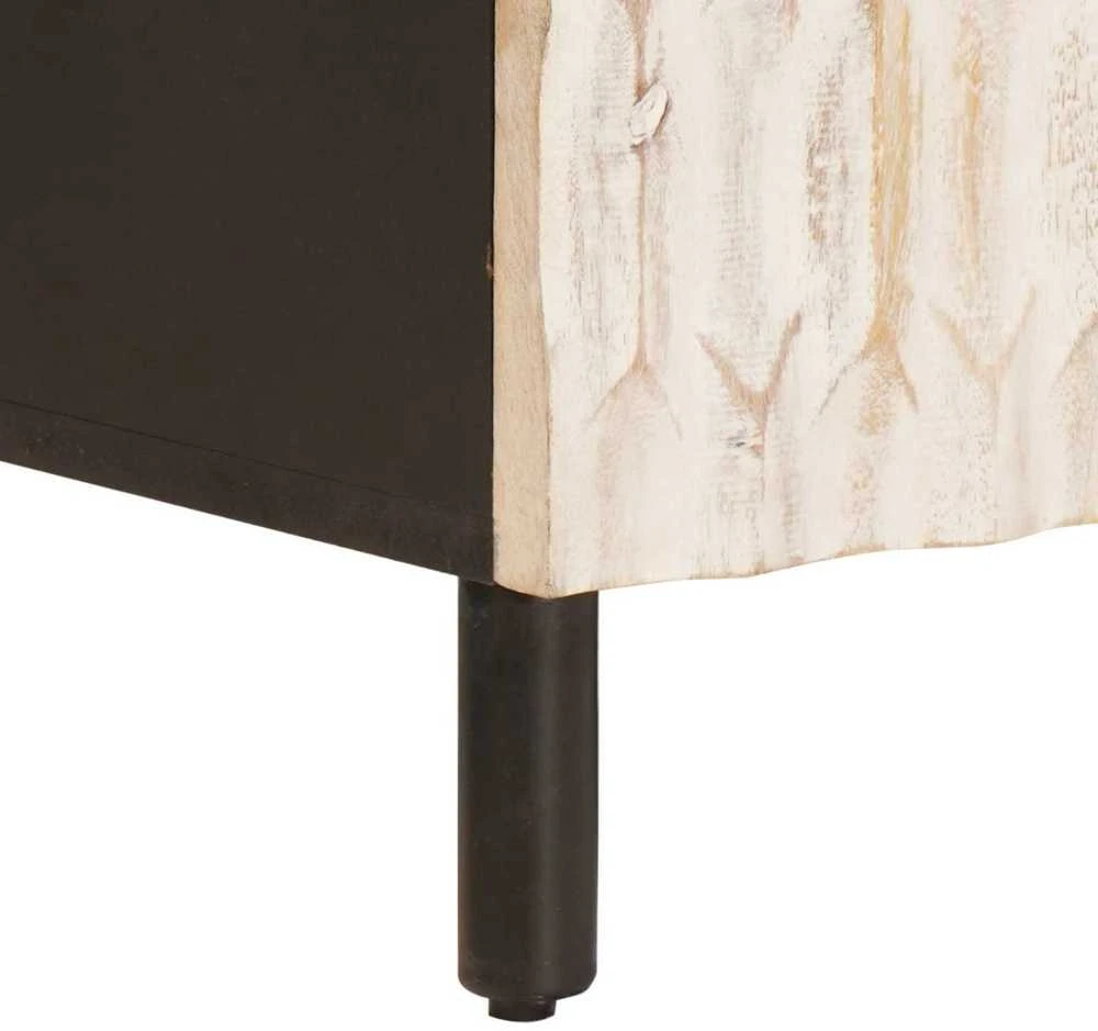 Televizoriaus spintelė Baltos skalbimo apdaila 105 x 33 x 46 cm