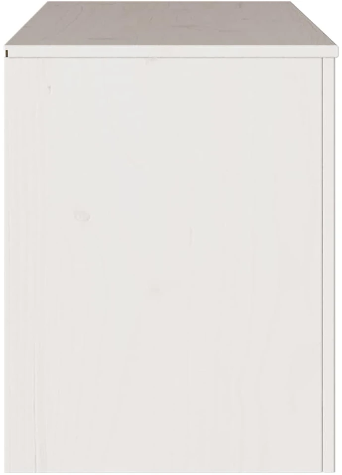 TV staliukas Televizoriaus spintelė su stalčių Drammen Balta 99 x 43 x 55 cm