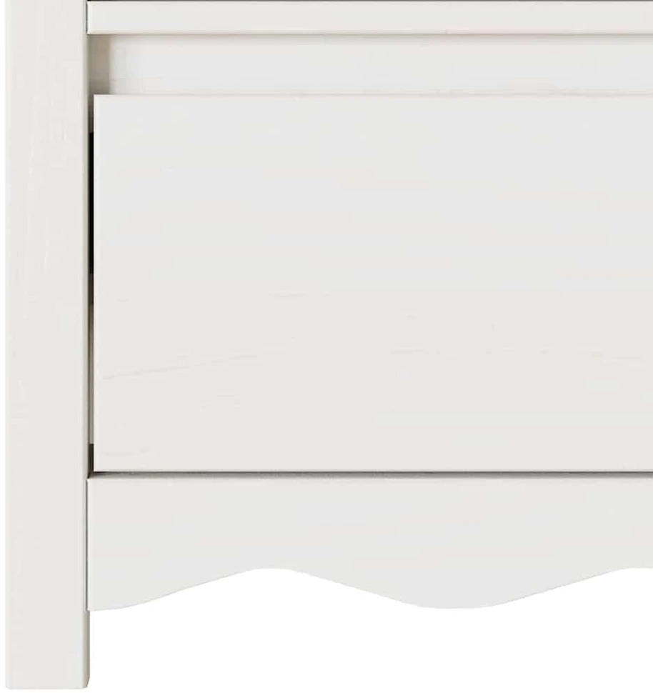 TV staliukas Televizoriaus spintelė su stalčių Drammen Balta 99 x 43 x 55 cm