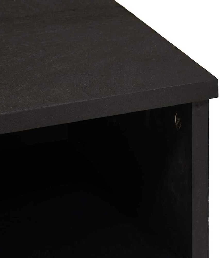 Televizoriaus spintelė su stalčių Juoda 100 x 33 x 46 cm