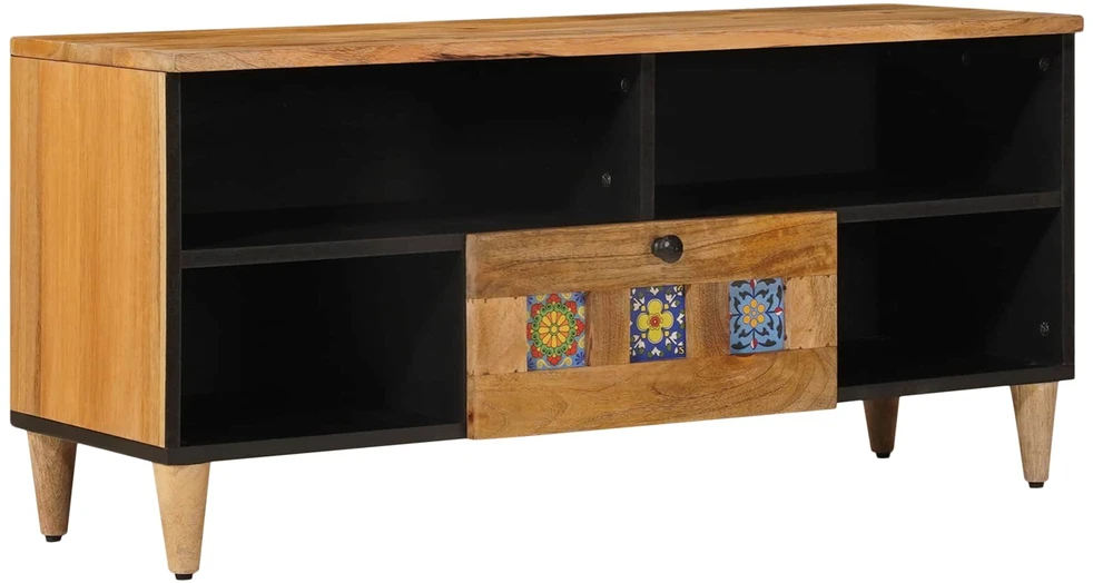 Televizoriaus spintelė su stalčių Natūrali 100 x 33 x 46 cm