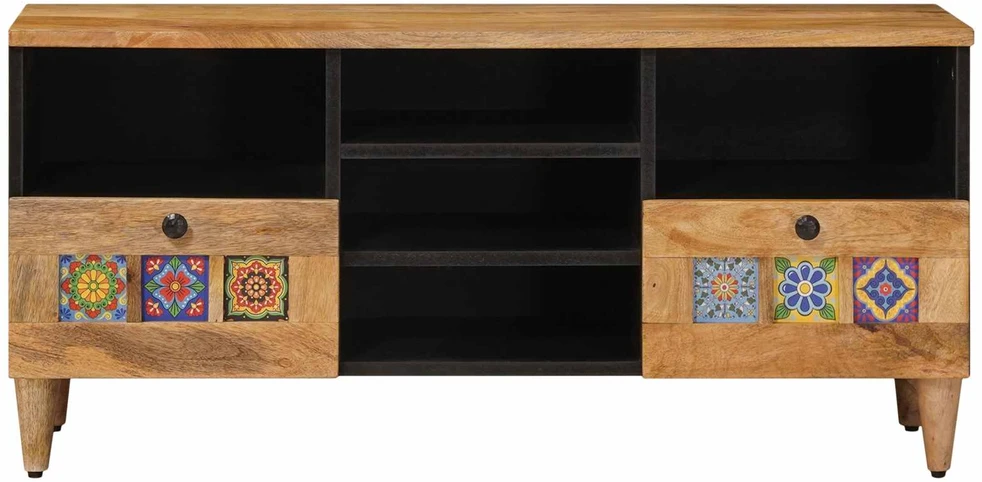 Televizoriaus spintelė su stalčių Natūrali 100 x 33 x 46 cm