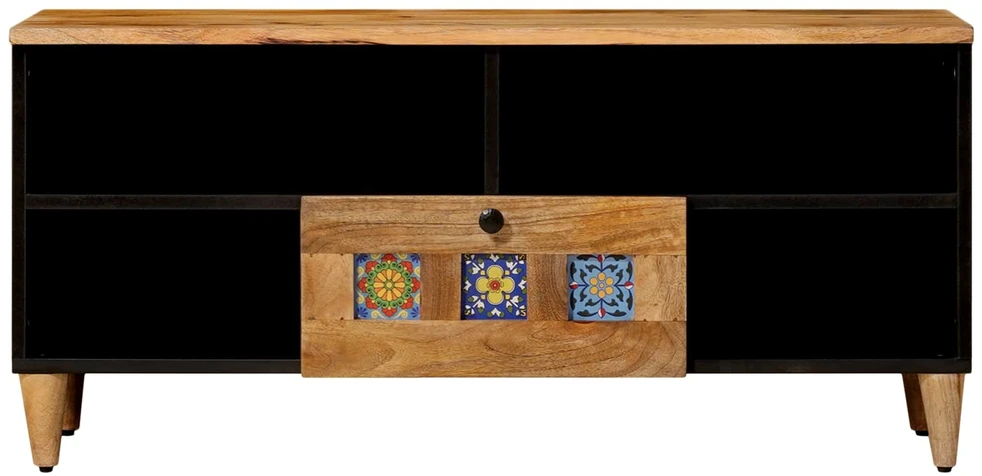 Televizoriaus spintelė su stalčių Natūrali 100 x 33 x 46 cm