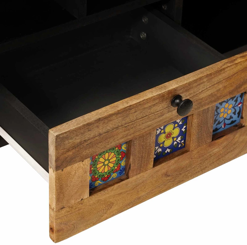 Televizoriaus spintelė su stalčių Natūrali 100 x 33 x 46 cm