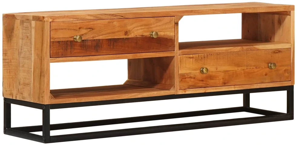 Televizoriaus spintelė su stalčių Natūrali 110 x 30 x 44 cm