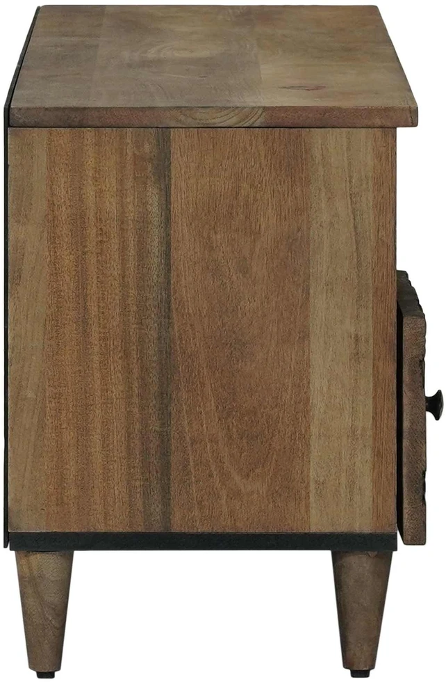 Televizoriaus spintelė Ruda 100 x 33 x 46 cm Kietas mango medis