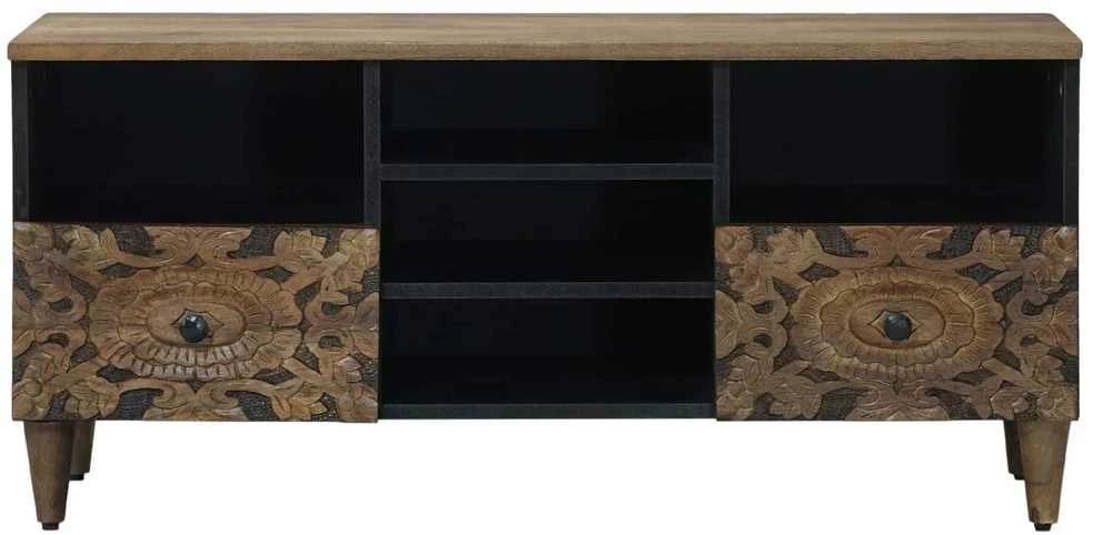 Televizoriaus spintelė su stalčių Ruda 100 x 33,5 x 46 cm