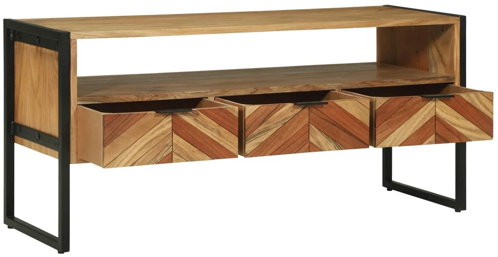 Televizoriaus spintelė su stalčių Ruda 100 x 35 x 50 cm