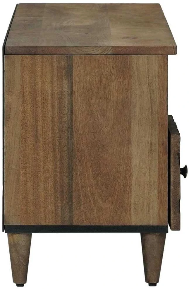 Televizoriaus spintelė su stalčių Ruda 100 x 33,5 x 46 cm