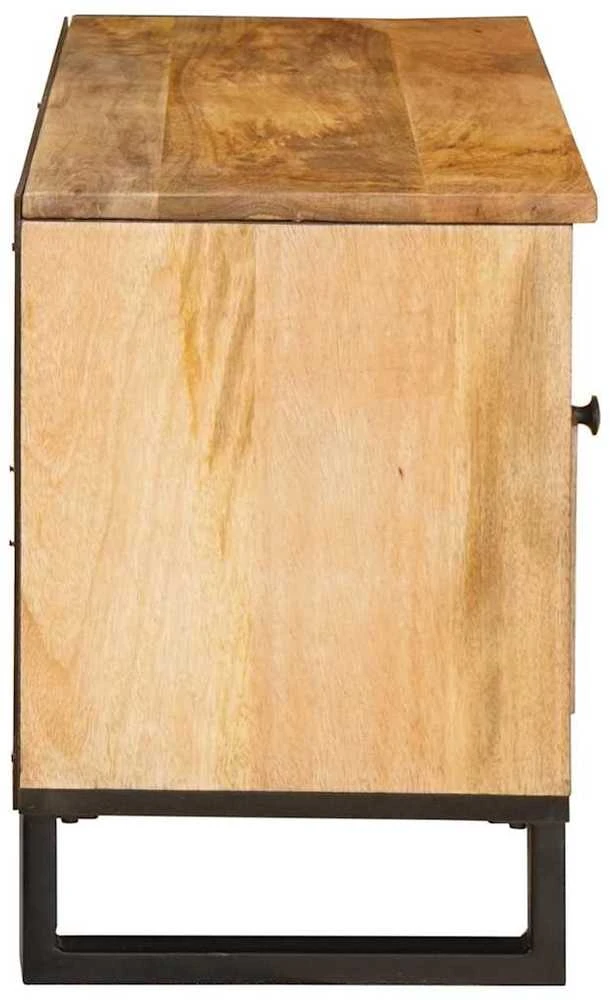 Televizoriaus spintelė Ruda 100 x 33 x 46 cm Kietas mango medis