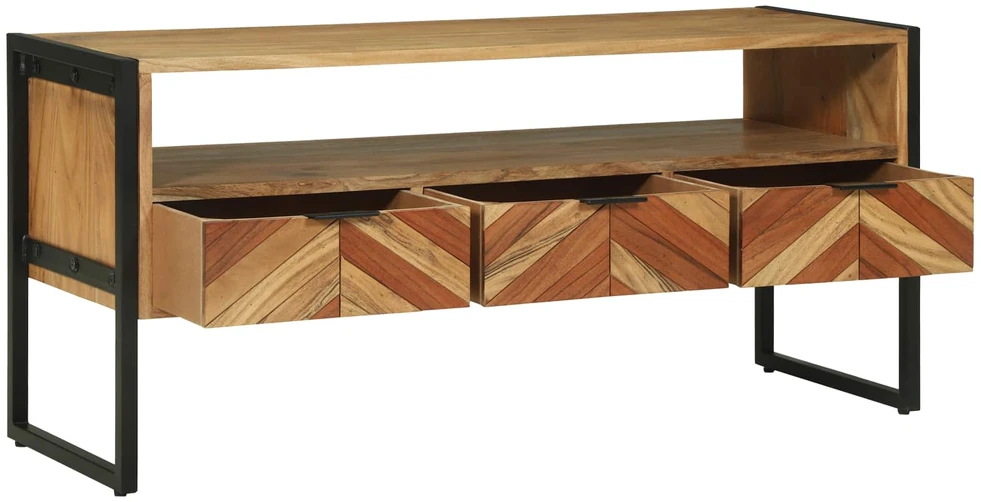 Televizoriaus spintelė su stalčių Ruda 100 x 35 x 50 cm
