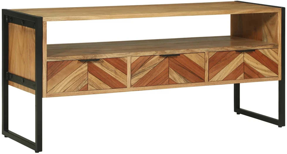 Televizoriaus spintelė su stalčių Ruda 100 x 35 x 50 cm