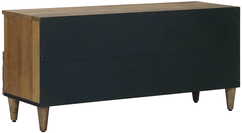 Televizoriaus spintelė Ruda 100 x 33 x 46 cm Kietas mango medis