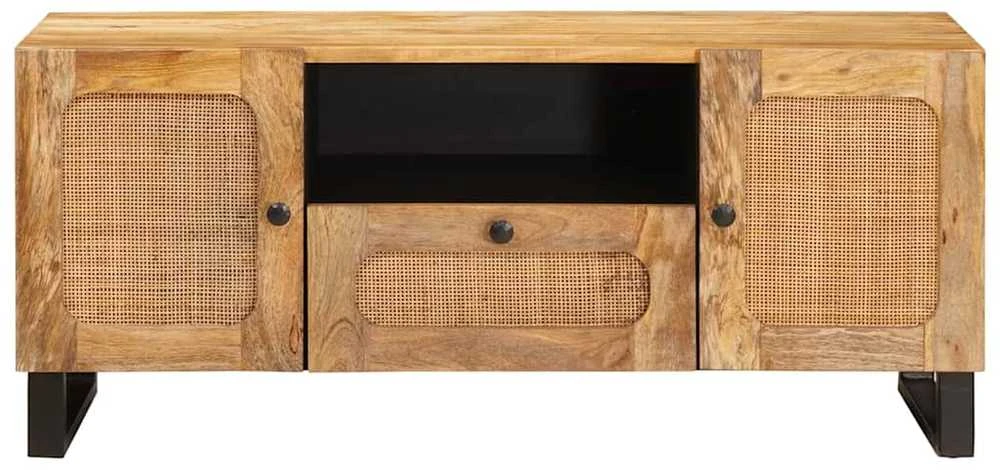 Televizoriaus spintelė Ruda 105 x 33 x 46 cm Kietas mango medis