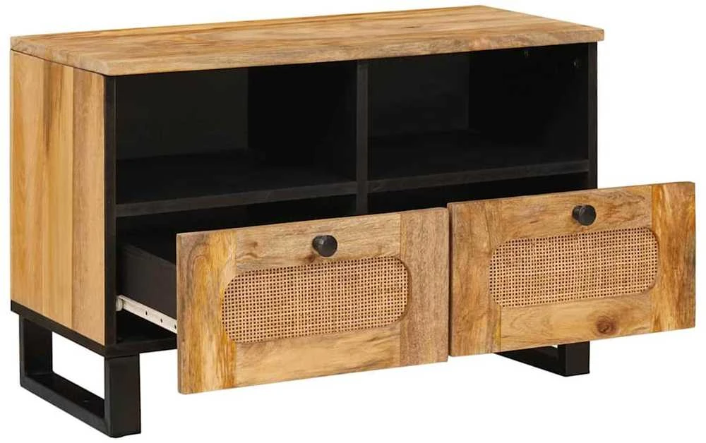 Televizoriaus spintelė Ruda 70 x 33 x 46 cm Kietas mango medis