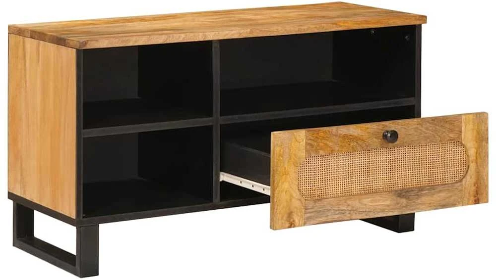 Televizoriaus spintelė Ruda 80 x 33 x 46 cm Kietas mango medis