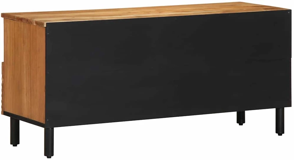 Televizoriaus spintelė Solid Acacia Wood 100 x 33,5 x 46 cm