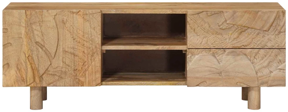 Televizoriaus spintelė su stalčių su lentyna 110 x 30 x 40 cm