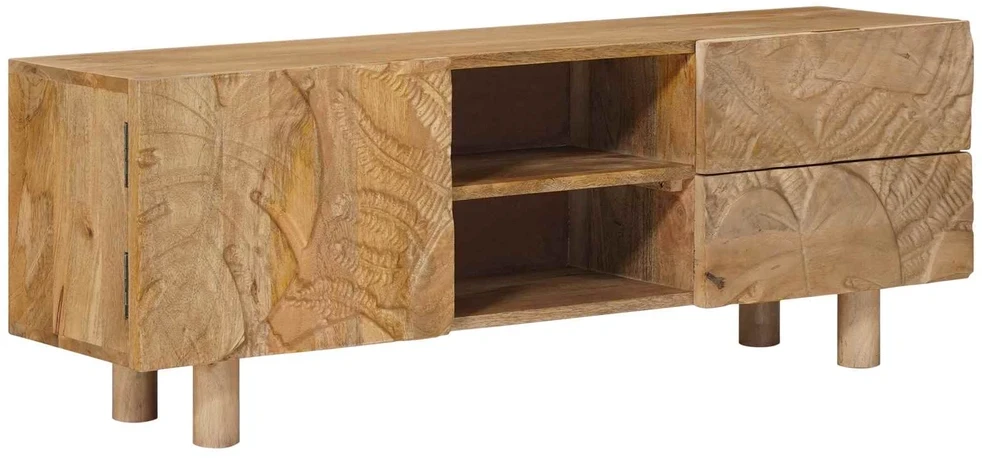 Televizoriaus spintelė su stalčių su lentyna 110 x 30 x 40 cm