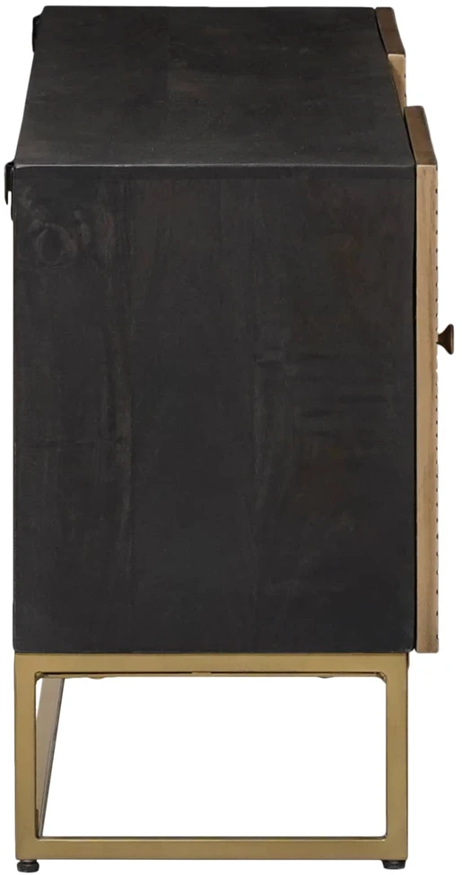 Televizoriaus spintelė su stalčių Žalvaris 105 x 30 x 50 cm