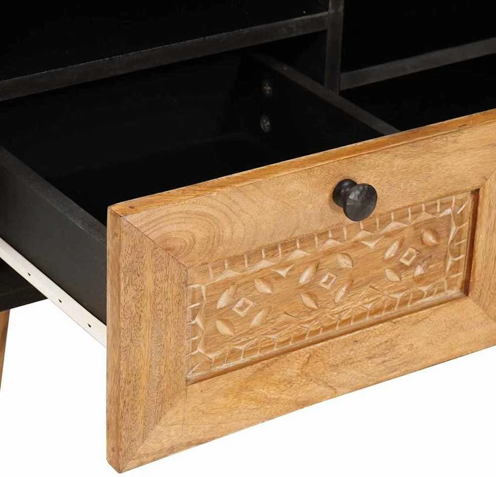 Televizoriaus spintelė 100 x 33 x 46 cm Kietas mango medis