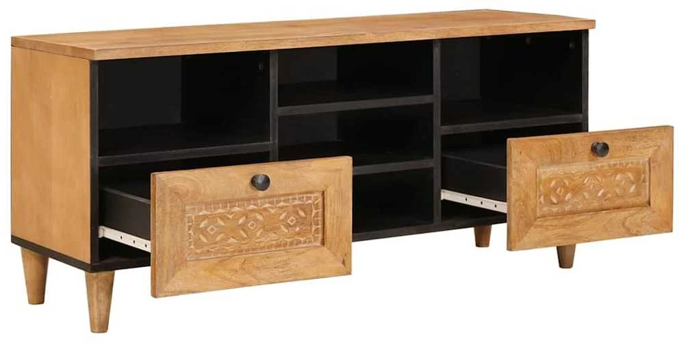 Televizoriaus spintelė 100 x 33 x 46 cm Kietas mango medis