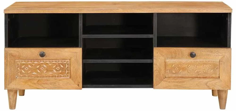 Televizoriaus spintelė 100 x 33 x 46 cm Kietas mango medis