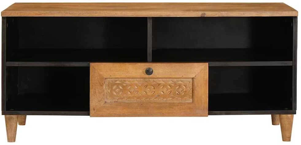 Televizoriaus spintelė 100 x 33 x 46 cm Kietas mango medis