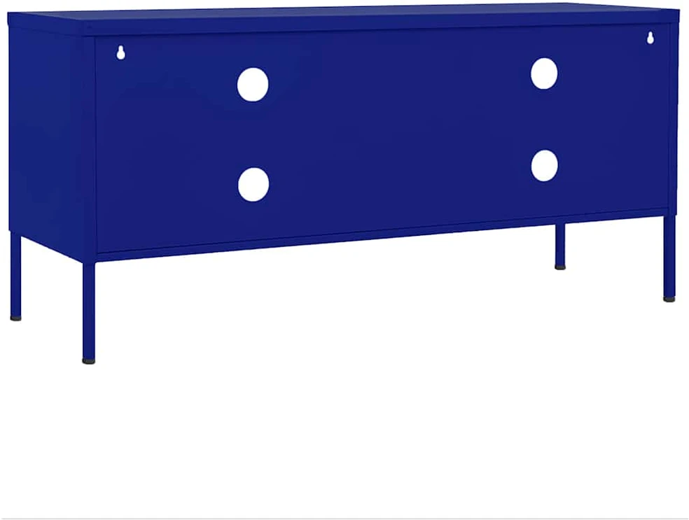 TV staliukas Televizoriaus spintelė, tamsiai mėlyna, 105x35x50cm, plienas